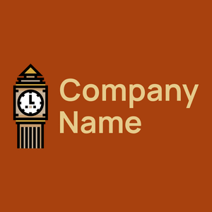 Big ben on a Rust background - Reise & Hotel