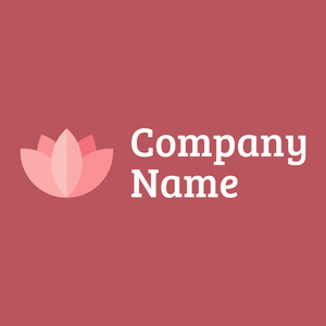 Flower Lotus logo on a Blush background - Medizin & Pharmazeutik