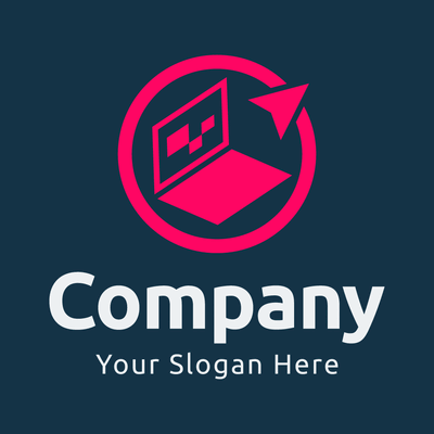 laptop and cursor logo - Computadora