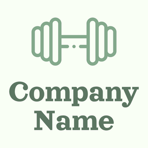 Dumbbell on a Honeydew background - Sports