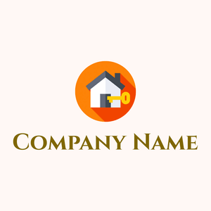 Dark Orange House on a Seashell background - Viajes & Hoteles
