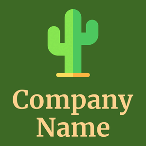 Conifer Cactus logo on a Bilbao background - Bloemist