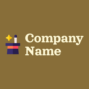 Magician logo on a McKenzie background - Entretenimento & Artes