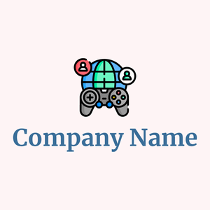 Online game logo on a Snow background - Comunidad & Sin fines de lucro