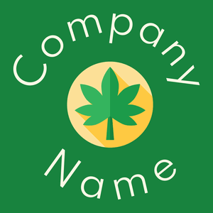 Cannabis logo on a Salem background - Medical & Farmacia