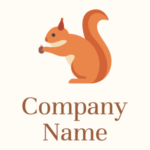 Chipmunk on a Floral White background - Animali & Cuccioli