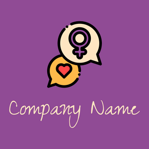 Feminism logo on a Studio background - Comunidad & Sin fines de lucro