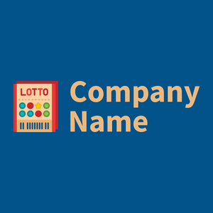 Lottery logo on a Dark Cerulean background - Juegos & Entretenimiento