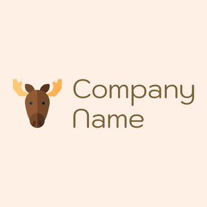 Yellow Moose on a Seashell background - Tiere & Haustiere