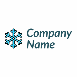 Outlined Snowflake logo on a White background - Abstracto