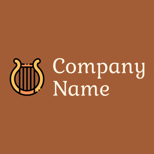 Harp logo on a Indochine background - Divertissement & Arts