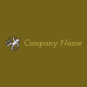 Crime scene logo on a Yukon Gold background - Arte & Intrattenimento
