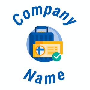 Tourism logo on a White background - Reizen & Hotel