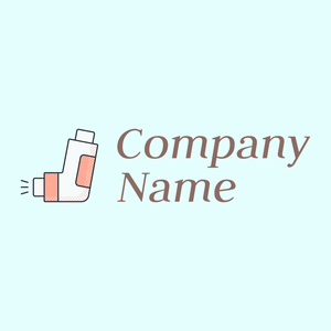 Inhaler logo on a Light Cyan background - Medical & Farmacia