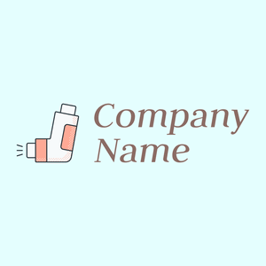 Inhaler logo on a Light Cyan background - Hospital & Farmácia