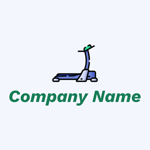 Treadmill logo on a grey background - Medical & Farmacia