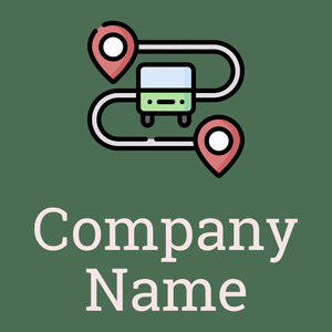 Bus logo on a green background - Automobiles & Vehículos
