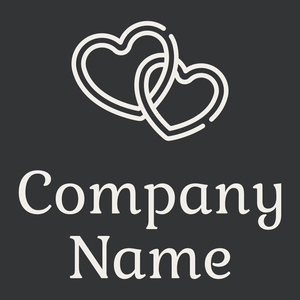 Heart logo on a Cod Grey background - Partnervermittlung