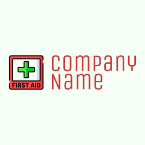 First aid logo on a Honeydew background - Educación