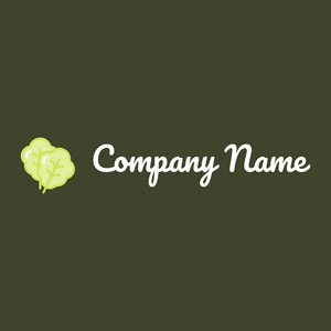 Salad logo on a Green Kelp background - Comida & Bebida