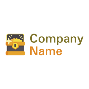 Treasure chest logo on a White background - Abstracto