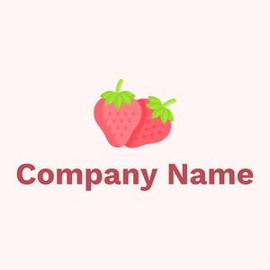 Strawberry logo on a Snow background - Environnement & Écologie
