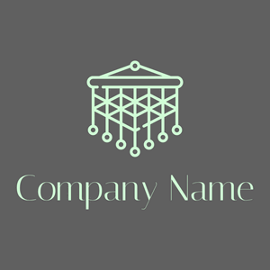 Macrame logo on a Dim Gray background - Arte & Intrattenimento