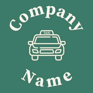 Taxi logo on a Viridian background - Autos & Fahrzeuge
