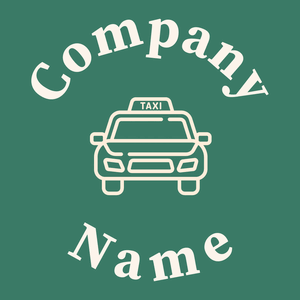 Taxi logo on a Viridian background - Automobili & Veicoli