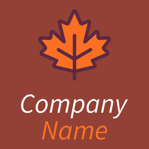 Maple leaf logo on a Well Read background - Blumen