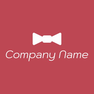 Bow tie logo on a Sunset background - Moda & Belleza