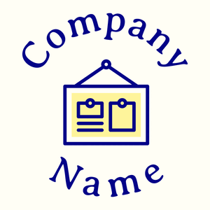 Notice logo on a Ivory background - Abstracto