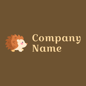 Hedgehog logo on a Dallas background - Animales & Animales de compañía