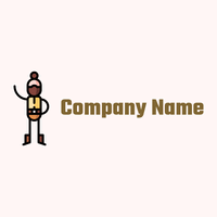 Zoo keeper on a Snow background - Animais e Pets