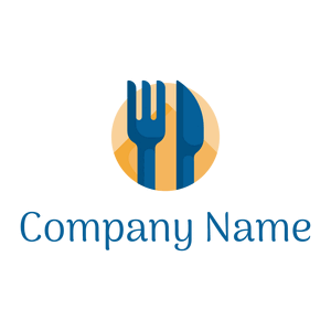 Cutlery logo on a White background - Cibo & Bevande