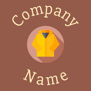 Raincoat logo on a Copper Rust background - Mode & Beauté