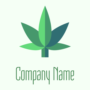 Hemp logo on a Honeydew background - Medicina & Farmacia