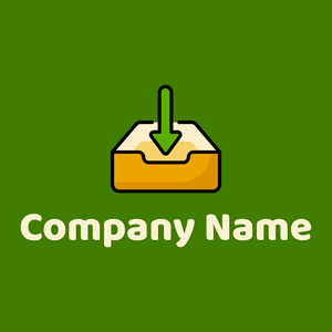 Download logo on a Olive background - Comunicazioni