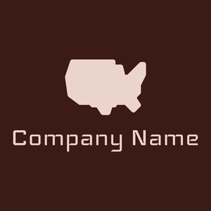 United states of america on a Seal Brown background - Política