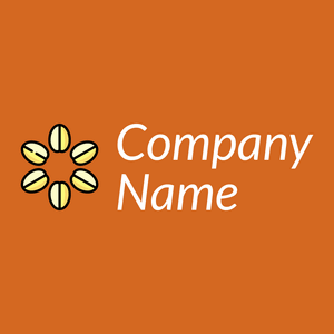 Oat logo on a Chocolate background - Agriculture