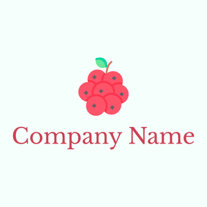 Cranberry logo on a Mint Cream background - Agriculture