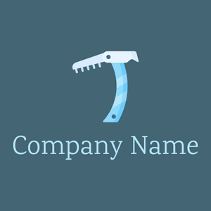Ice axe on a Bismark background - Domaine sportif
