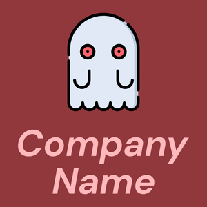 Ghost logo on a Well Read background - Abstracto