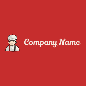 Cooker logo on a Persian Red background - Alimentos & Bebidas