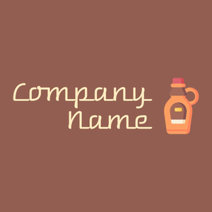 Maple syrup logo on a Spicy Mix background - Nourriture & Boisson