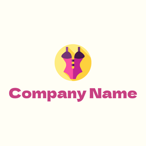 Lingerie logo on a pale background - Abstrakt