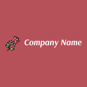 Rose logo on a Blush background - Computer