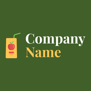 Juice logo on a Dell background - Alimentos & Bebidas