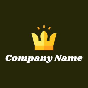 Crown logo on a Verdun Green background - Mode & Beauté