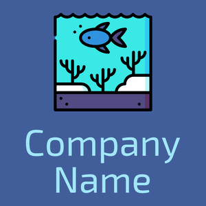 Underwater logo on a Mariner background - Tiere & Haustiere